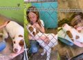 Shelter Dog Is Comforted by a Kind Little Girl With Snuggles & Kisses